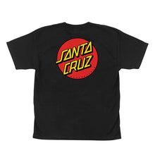 Load image into Gallery viewer, Santa Cruz Youth Classic Dot S/S T-Shirt - Black