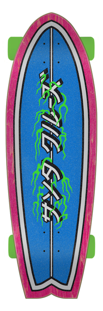 Santa Cruz Skateboard Completo Crane Dot Cruzer: 22.4cm X 70.4cm Con Ruote 65mm 78a