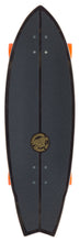 Load image into Gallery viewer, Santa Cruz Flame Dot Shark Carver Surf Skate Cruiser Skateboard 9.85" x 31.52"
