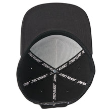 Load image into Gallery viewer, Santa Cruz Wave Dot Mid Profile Snapback Hat - Black/Aqua