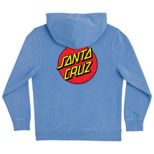 Load image into Gallery viewer, Santa Cruz Classic Dot Youth P/O Hoodie Pigment Lt Blue