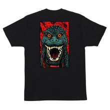 Load image into Gallery viewer, Godzilla Destroyer Stripes Mens Santa Cruz T-Shirt Black