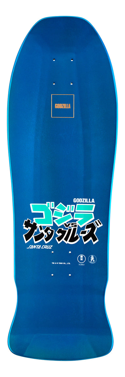 10.125in Godzilla Kaiju Roskopp Santa Cruz Skateboard Deck