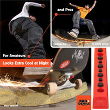 Load image into Gallery viewer, Tail Devil Rail Devils Sparking Skateboard Rails