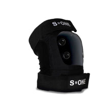 Load image into Gallery viewer, S-One Pro Elbow Pads Black with Black Cap