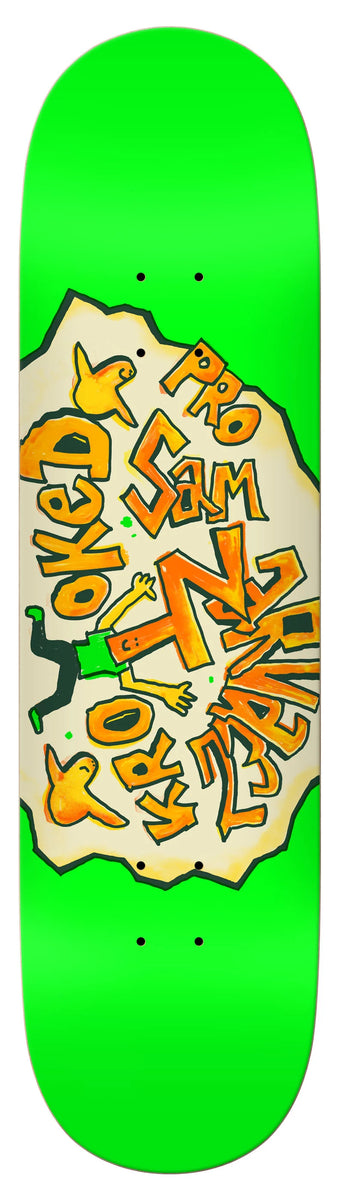 Krooked Sam Narvaez Green Sam Deck 8.5