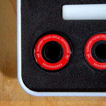 Load image into Gallery viewer, Quantum Bearing Science Skate Shop Day 2026 Skateworks Ceramic Hybrid Bearings
