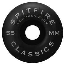 Load image into Gallery viewer, Spitfire Formula Four Floral Classic Black Swirl 55mm 99A