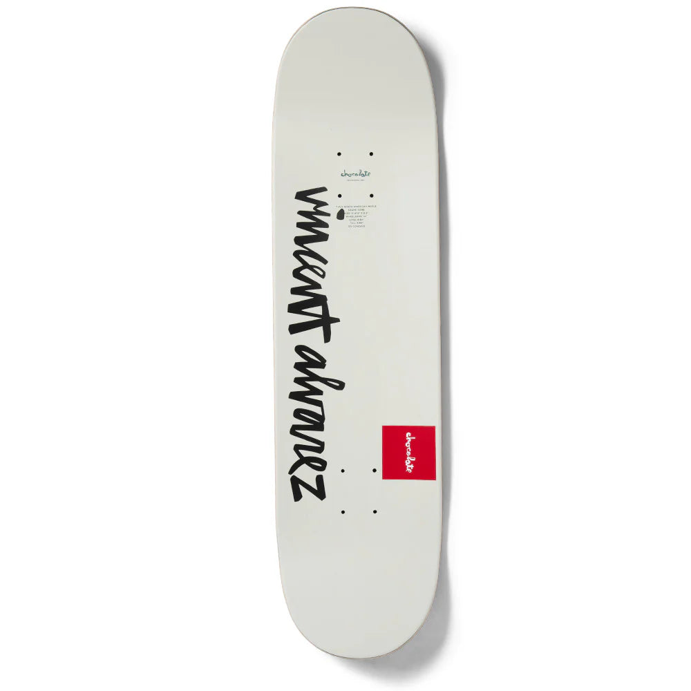 Chocolate Alvarez Team Chunk Deck 8.25 Chocolate Alvarez Team Chunk Deck 8.25