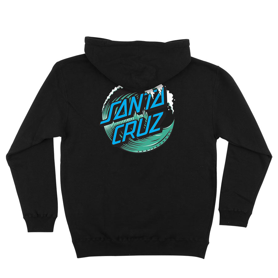 Santa Cruz Wave Dot P/O Hoodie Black – Skateworks
