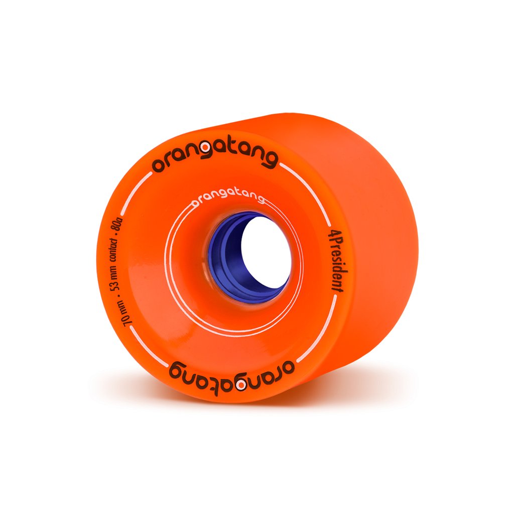 良品！オランガタン★Orangatang 4 President 70㍉80a Orangatang 4-Prez Wheels 70MM 77a, 80a, 83a, or 86a – Skateworks
