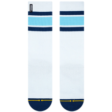 Load image into Gallery viewer, Merge4 - Haven Tall Blue Crew Sock