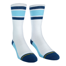 Load image into Gallery viewer, Merge4 - Haven Tall Blue Crew Sock