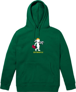 Sci-Fi Fantasy Tech Support Hoodie - Forest Green