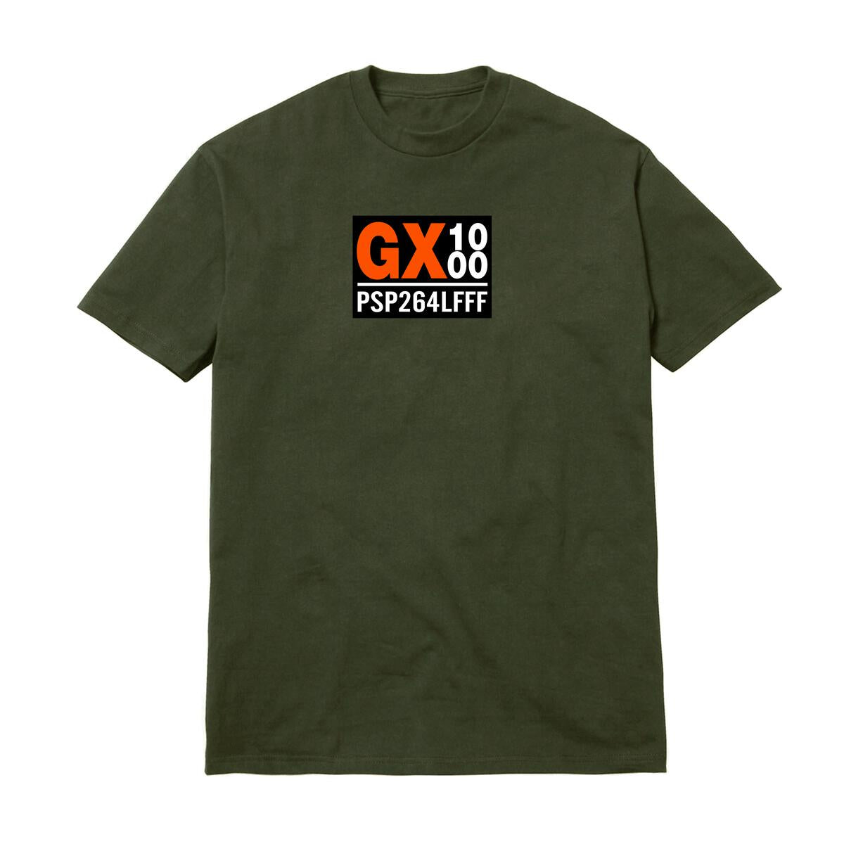 GX1000 PSP T-Shirt Army Green – Skateworks