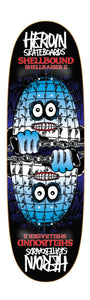 Heroin Skateboards Shellraiser II Shellbound Symmetrical Egg Deck 9.5"