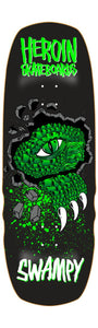 Heroin Skateboards Swampy Alligator Shovel Deck 10.5"