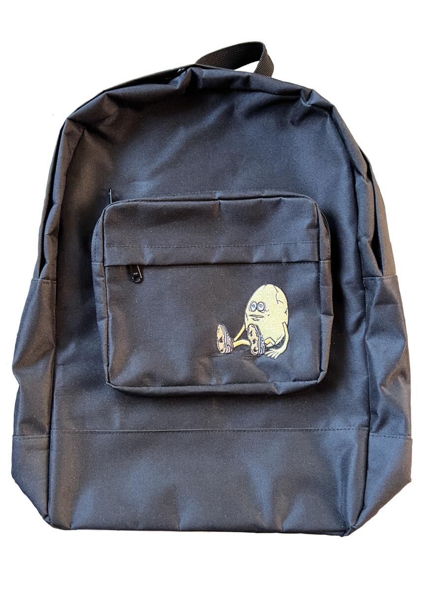 Heroin Skateboards The Egg Backpack Black