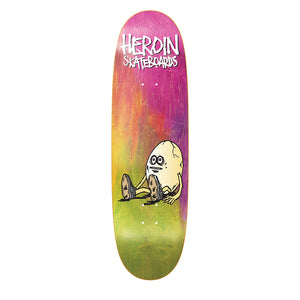 Heroin Skateboards Rainbow Egg Deck 9.125"