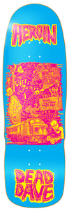 Heroin Skateboards Dead Dave Allegory of Fear Deck 10.1"