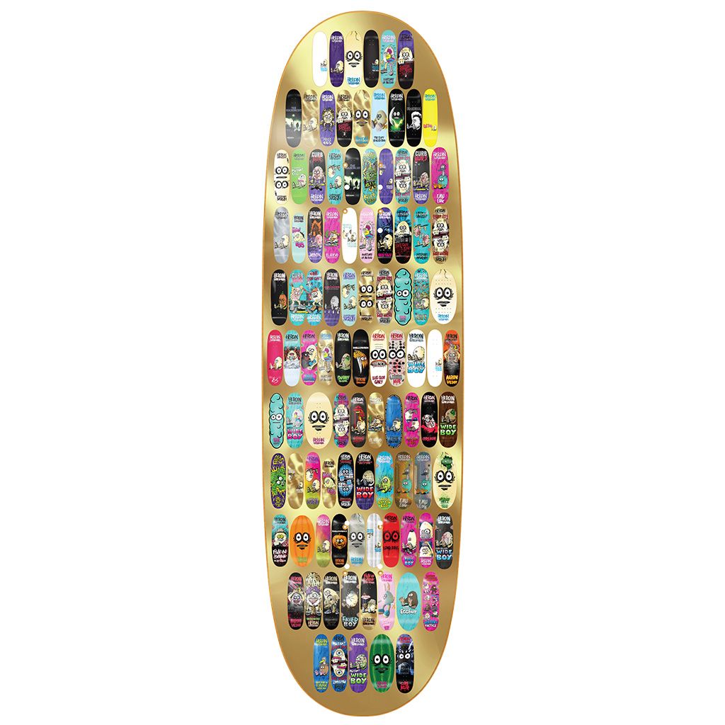 Heroin Skateboards 100th Egg Deck 9.125