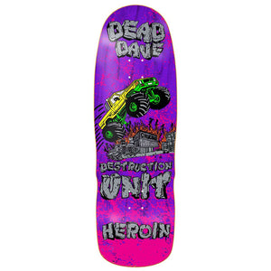 Heroin Skateboards Dead Dave Knock Off Deck 10.1"