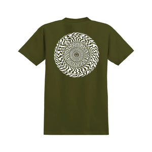 Spitfire Classic Swirl T-Shirt Military Green