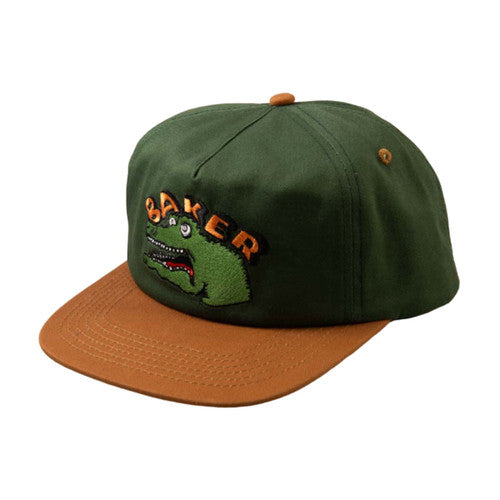 Baker Skateboards Hat Croc Pot Green/Tan