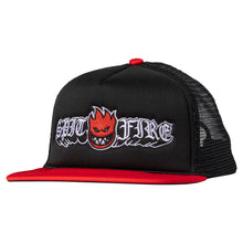 Load image into Gallery viewer, Spitfire Old E Drop Bighead Snapback Hat Black/Red
