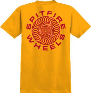 Spitfire Classic Swirl Fill T-Shirt Gold