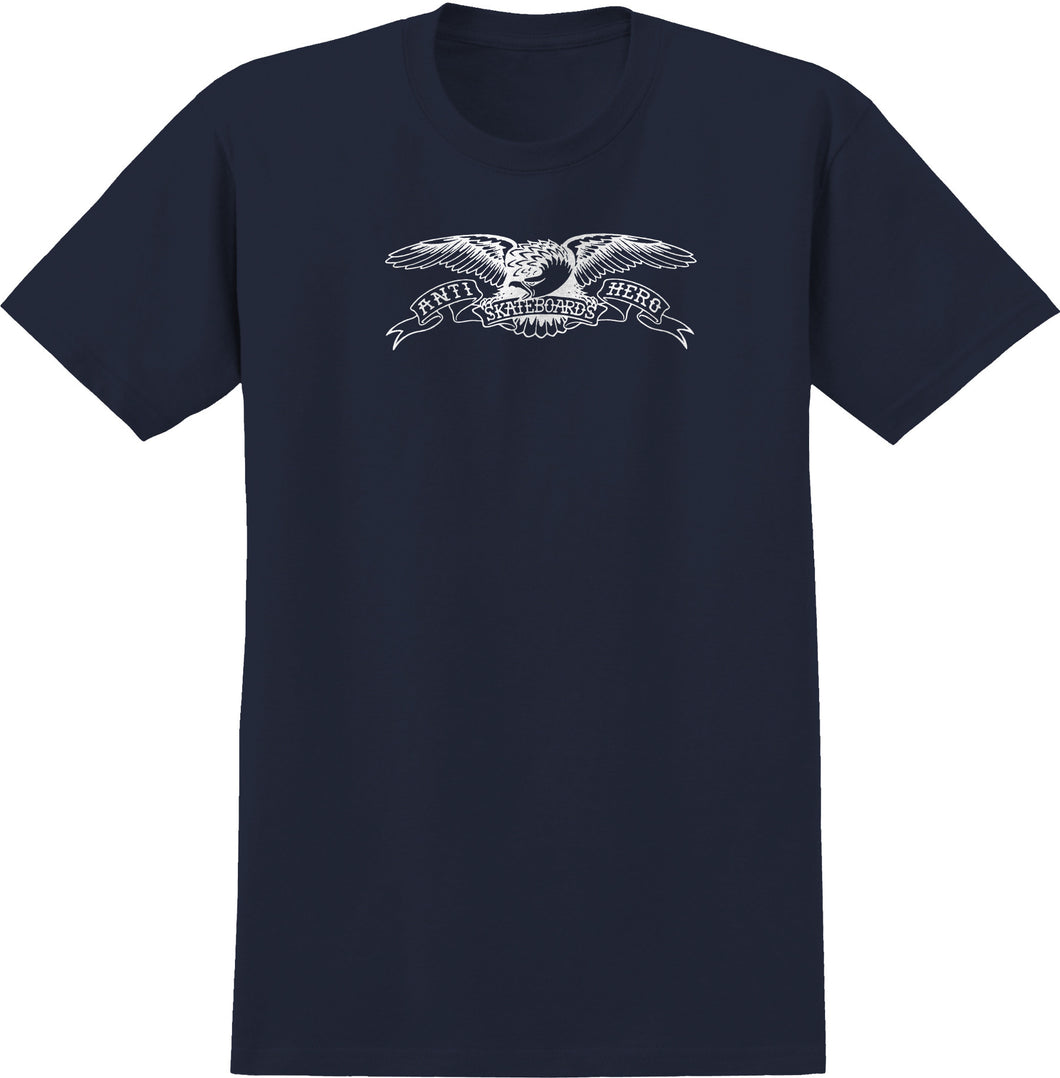 Antihero Basic Eagle T-Shirt Dark Navy/White