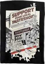 Load image into Gallery viewer, Skateworks Skate Shop Day 2025 Todd Bratrud &quot;Shop&quot; T-Shirt
