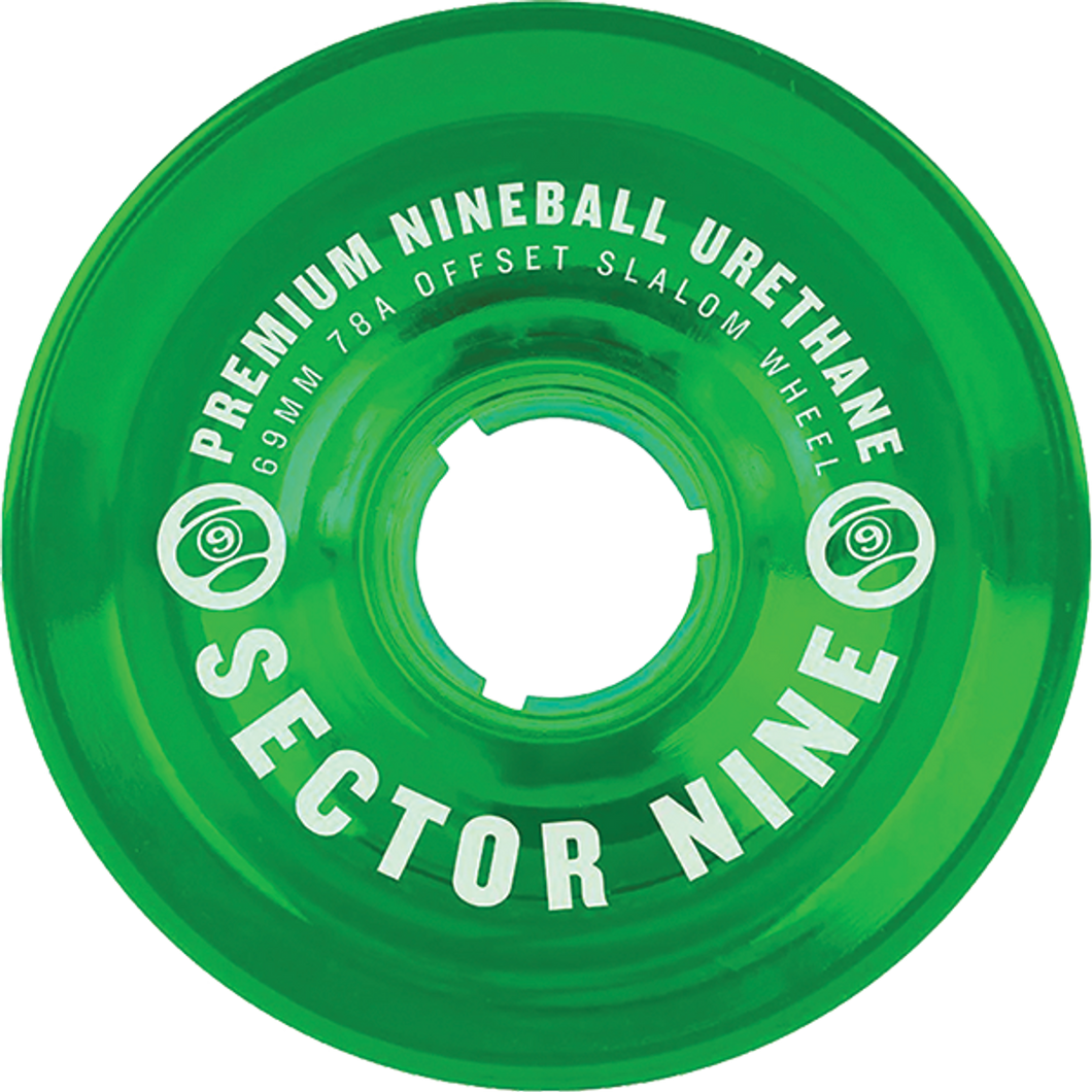 Sector 9 Nineballs Wheels Green 69mm/78a