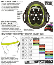 Load image into Gallery viewer, S-One Mega Lifer Helmet - White Gloss with Checkers
