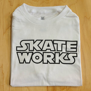 Skateworks Classic Logo T-Shirt White/Black