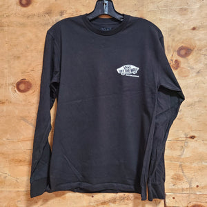 Vans "Off the Wall" Chest Logo Long Sleeve T-Shirt - Black