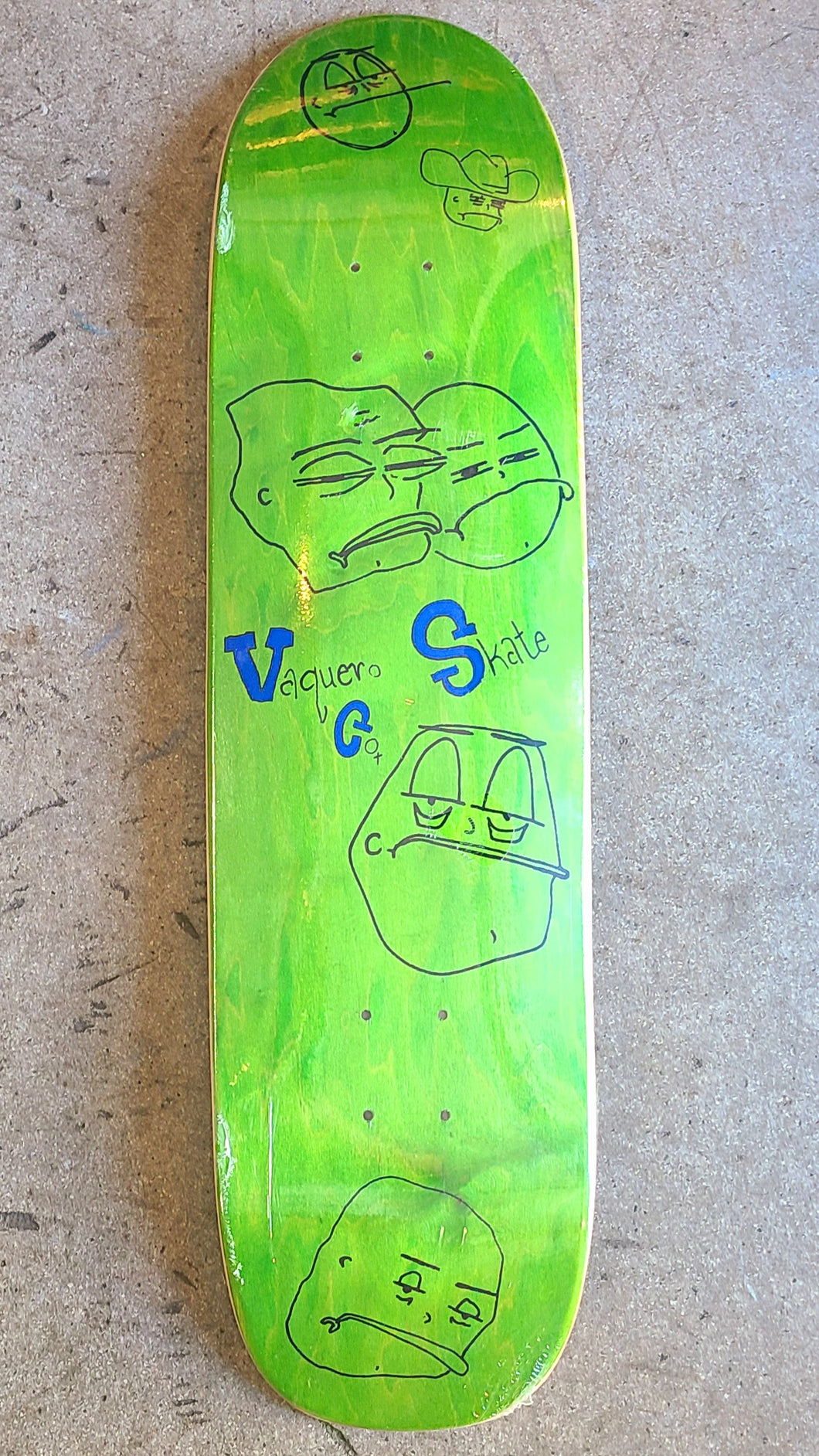 Vaquero Skate Co. Muerte - Faces Deck 8.5