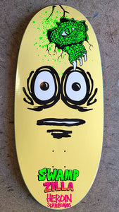 Heroin Skateboards Swampy Swampzilla Deck 13"