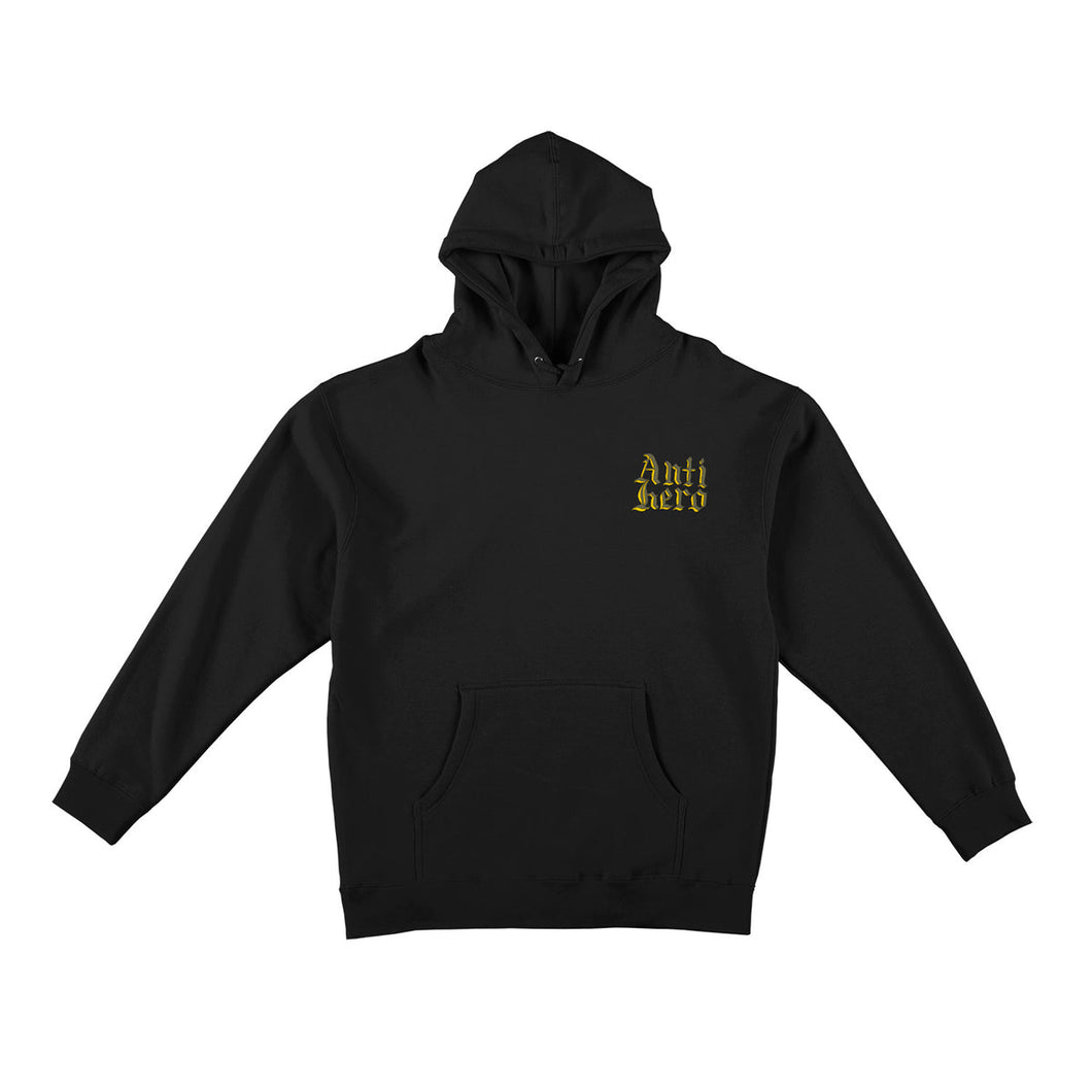 Antihero Terminal Velocity Hoodie Black/Olive/Yellow