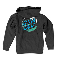 Load image into Gallery viewer, Santa Cruz Wave Dot P/O Hoodie Charcoal Heather
