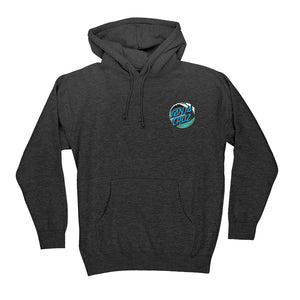 Santa Cruz Wave Dot P/O Hoodie Charcoal Heather