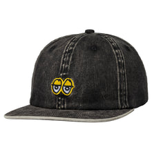 Load image into Gallery viewer, Krooked Eyes Strapback Wash/Gold
