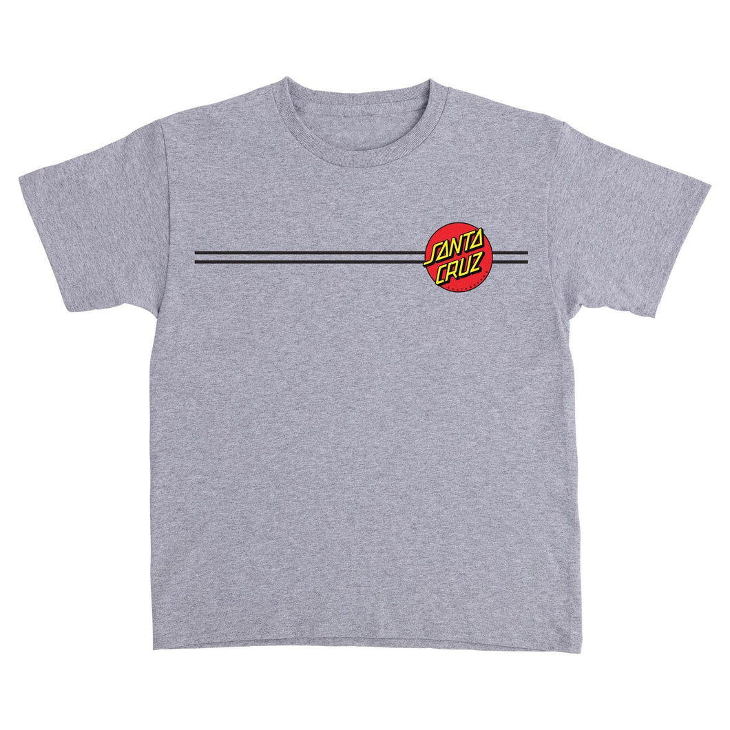 Santa Cruz Youth Classic Dot S/S T-Shirt - Sport Grey