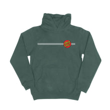 Load image into Gallery viewer, Santa Cruz Classic Dot Youth P/O Hoodie Alpine Green
