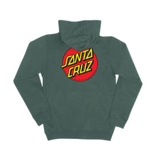 Load image into Gallery viewer, Santa Cruz Classic Dot Youth P/O Hoodie Alpine Green
