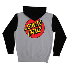 Load image into Gallery viewer, Santa Cruz Classic Dot P/O Hoodie Grey Heather/Black
