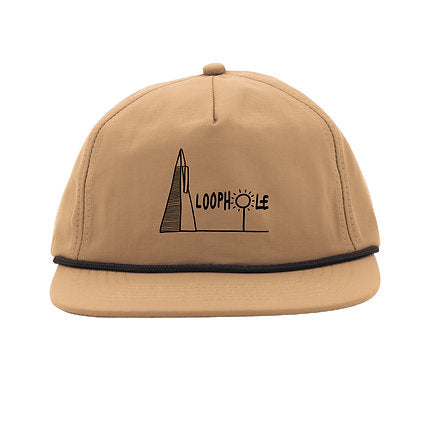 Loophole Wheels City Signs Hat - Khaki