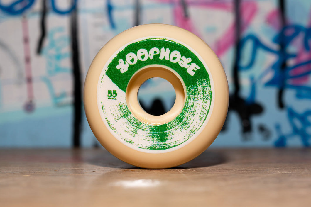 Loophole Wheels Brush MT Shape Green 100a 55mm