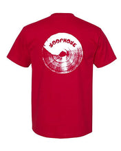 Load image into Gallery viewer, Loophole Wheels Brush Logo T-Shirt - Red

