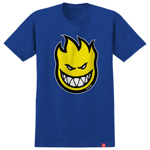 Spitfire Bighead Fill Youth T-Shirt Royal Blue/Yellow/Black